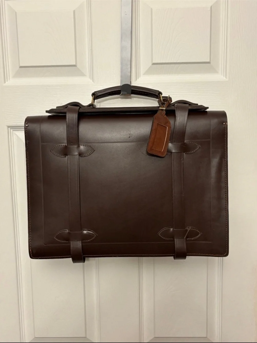 Vintage G.I. US Military Briefcase Leather Specialty